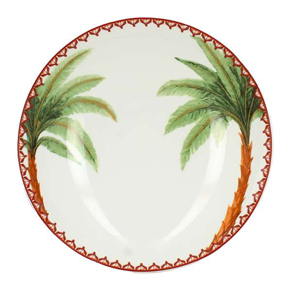 Image de ASSIETTE CREUSE PALMERAIE DIAM.210MM