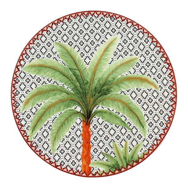 Image de ASSIETTE PLATE PALMERAIE DIAM.270MM