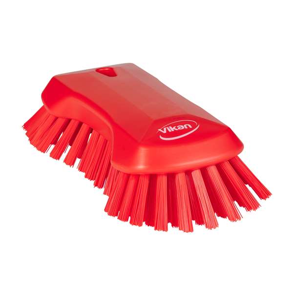 Image de VIKAN BROSSE PAPILLON A MAIN XL ALIMENTAIRE 230MM ROUGE