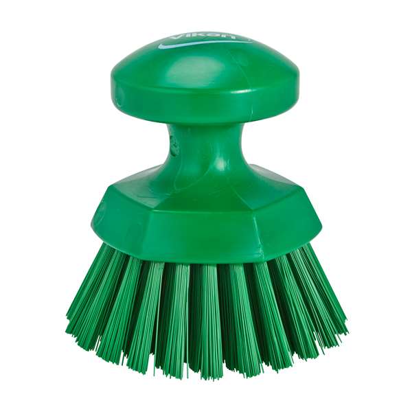 Image de VIKAN BROSSE RONDE SOLEIL ALIMENTAIRE DIAM.110MM VERT