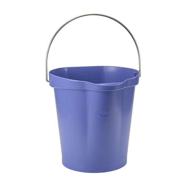Image de VIKAN SEAU GRADUE BEC VERSEUR ALIMENTAIRE VIOLET 12L