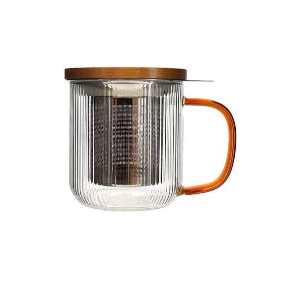 Image de TISANIERE AVEC ANSE AMBRE KARL 300ML