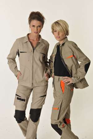 BLOUSON FEMME DYNAMIC FIT COT65%-POLY35% KAKI T5