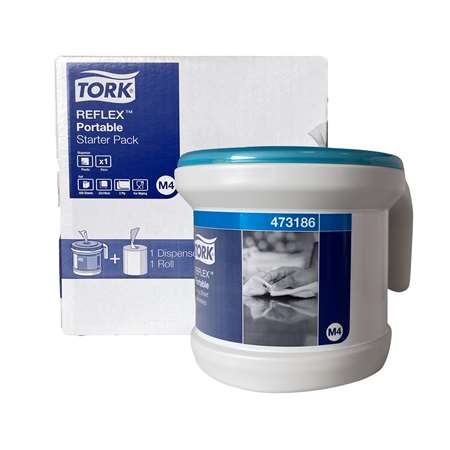 TORK REFLEX DISTRIBUTEUR PORTABLE M4 + BOBINE BLANCHE