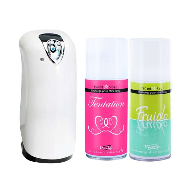 Image de KIT MINI BASIC BLANC +2 RECH TENTATION/FRUIDO150ML+3PILESLR6