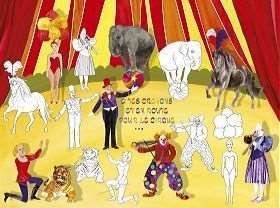 Image de SET DECOR JEUX DE CIRQUE 30X40 PAR 200