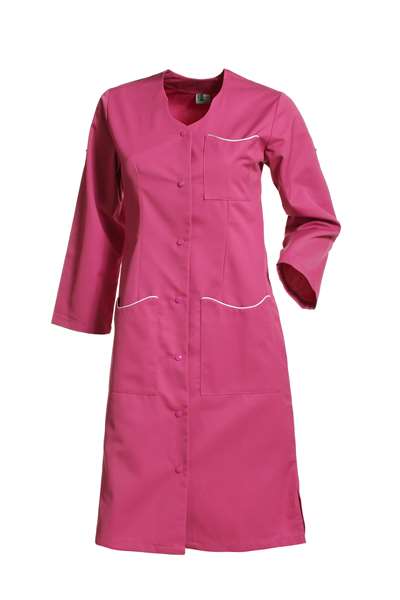 Image de LAURENE MANCHE TRANSFORMABLE POLY 65%-COT35% ROSA/BLANC T0