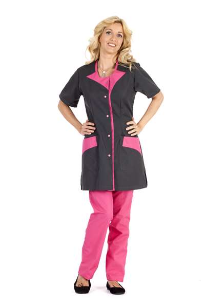 Image de ROMMY POLY65%-COT35% CHARBON-FRAMBOISE T6