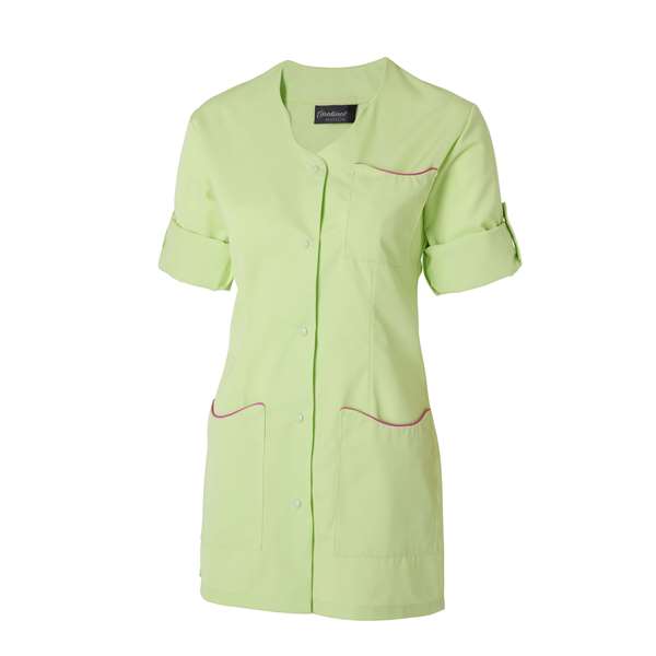 Image de LAURIE MANCHE TRANSFORMABLE POLY65%-COT35% ANIS/ROSA T4