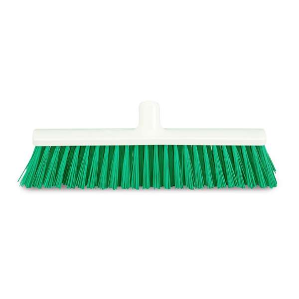 Image de BALAI POUSSOIR ALIMENTAIRE FIBRE DURE VERT 40CM