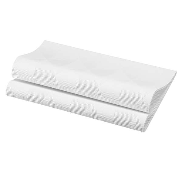 Image de SERVIETTE ELEGANCE CRYSTAL BLANCHE 48X48CM X240