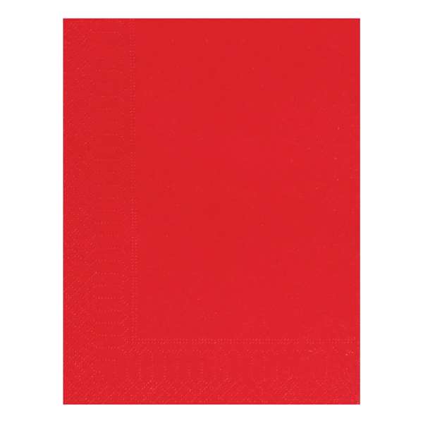 Image de SERVIETTE OUATE ROUGE 2P 30X39CM X100