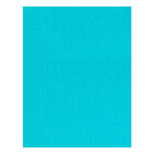 Image de SERVIETTE OUATE TURQUOISE 2P 30X39CM X100