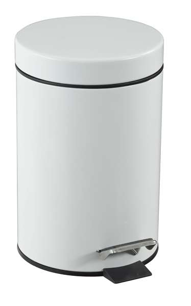 Image de POUBELLE A PEDALE ESSENCIA - 3L - BLANC
