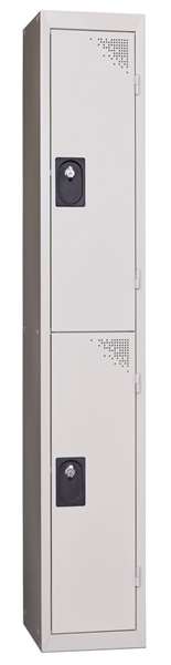 Image de COLONE INITIALE DE 2 CASES SUPERPOSEES GRISE