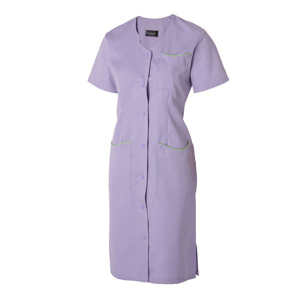 Image de LAURENE MANCHE COURTE POLY 65%-COT35% PARME/POMME  T0