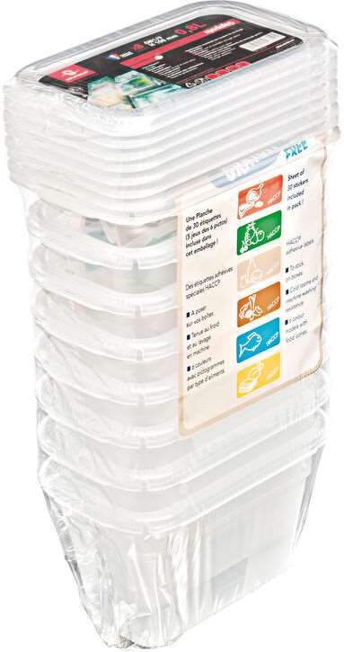 Image de BAC GASTRONORME PLASTIQUE DE STOCKAGE GN1/9 PAR 8