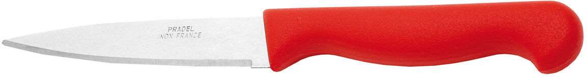 COUTEAU D'OFFICE ROUGE LONGUEUR.90MM